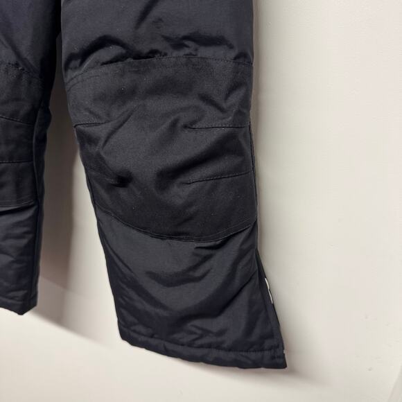 Lands End Little Boys Snow Board Ski Pants Black Size 4 Waterproof Reinforced - Picture 3 of 9